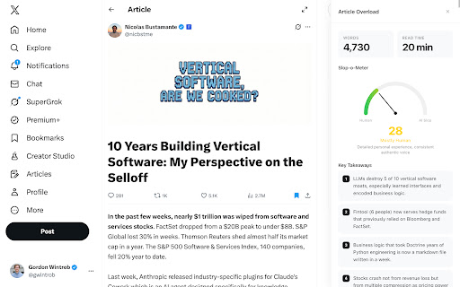 Article Overload screenshot 1
