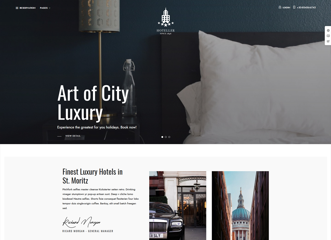 Hoteller |  Reserva de hotel WordPress