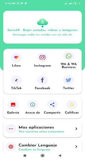 SaveAll - Descargar estados, vídeos e imágenes