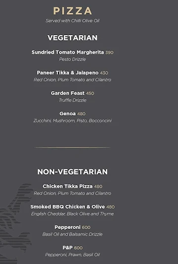 RCB Bar & Cafe menu 