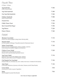 Hotel Clark Inn menu 2