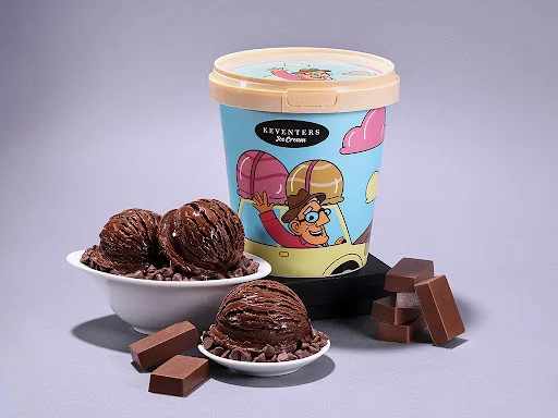 Belgian Chocolate Ice Cream [750 Ml Hand Scooped]