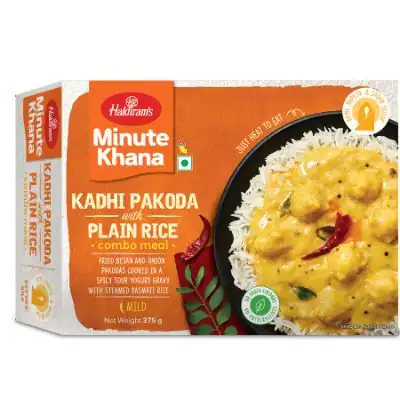 Kadhi Pakora+Plain Rice