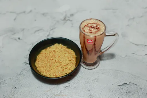 Plain Maggi With Cold Coffee [Medium]