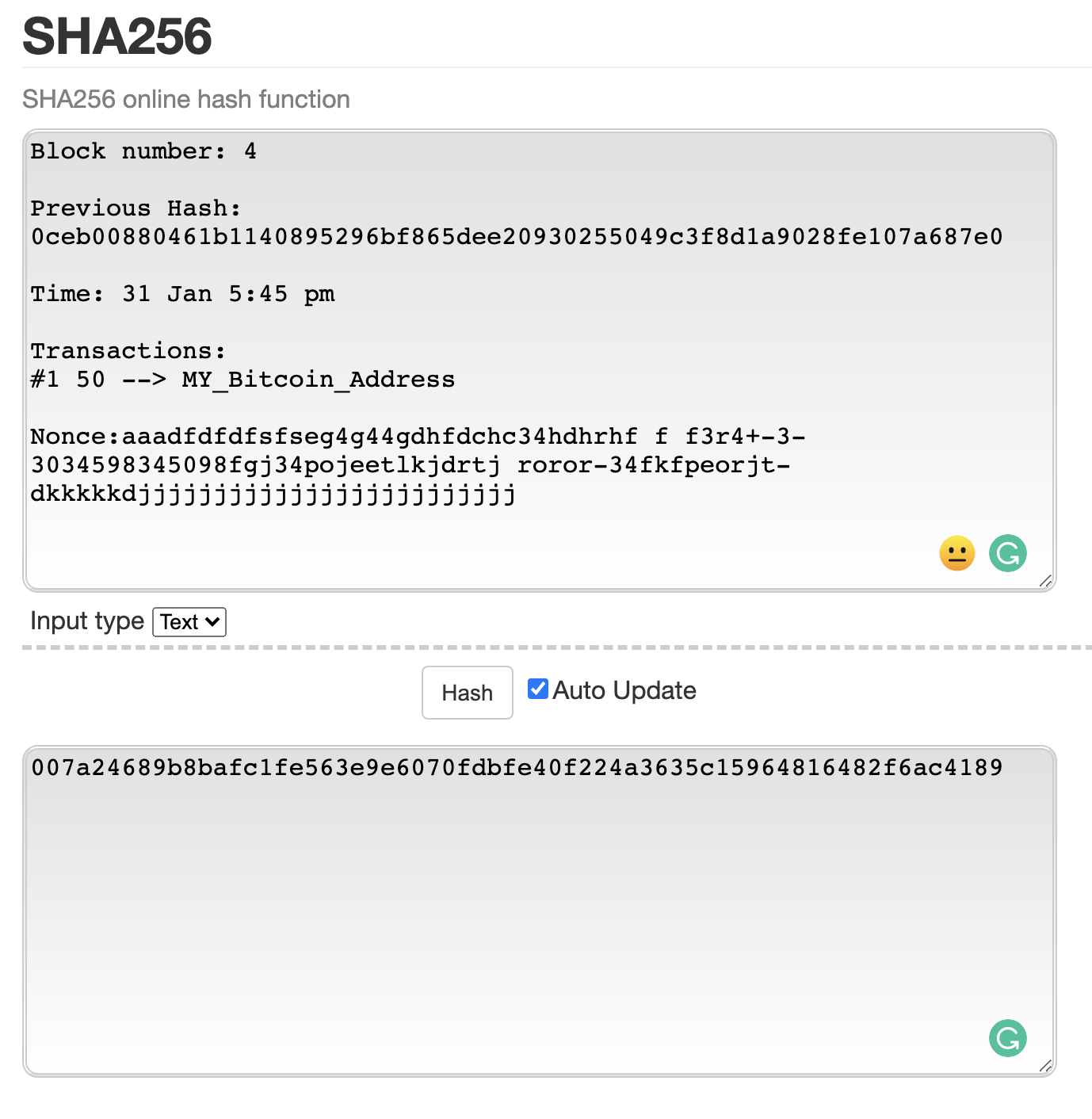 sha256 equation for crypto mining