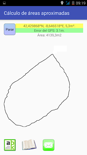 GPS. Superficies. Áreas. DXF