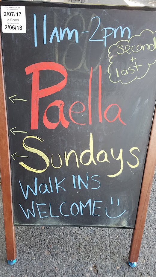 Paella Sundays at Chesa