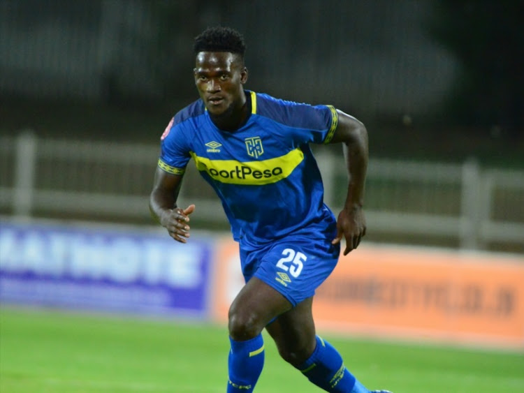 Cape Town City's Siphelele Mthembu.