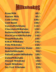 Vishnu Fresh Juice & Ice Cream menu 2