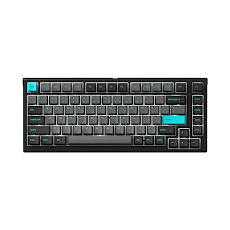 Bàn phím cơ có dây AKKO MonsGeek MG75 Black & Cyan (AKKO switch v3 - Cream Yellow)