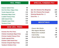 Tuckin Food & Beverages menu 1