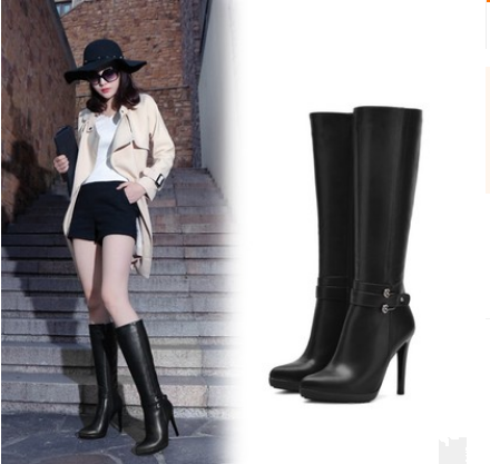 Title 2, Pointed super high heel platform high boots, Eu...