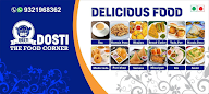 Dosti The Food Corner menu 3