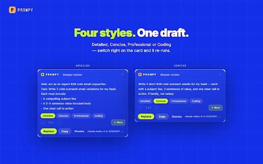 Prompy – AI Prompt Optimizer screenshot 4