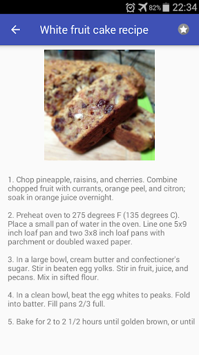 Fruitcake recipes for free app offline with photo