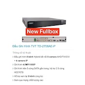 Thanh Lý New Fullbox Đầu Ghi Hình 8 16 Kênh 5Mp Hybid Kết Nối 8 16 Camera Ahd/Tvi/Cvi + 4 Camera Ip