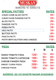 Muskan Bakers N Sweets menu 5