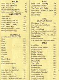 Bhaiyaji Food Court menu 2