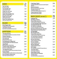 Happy Thai Express menu 1