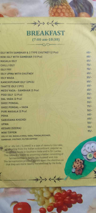 Ambika's Cafe menu 5