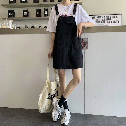 Title 14, French Retro New Design High Waist Strap Skirt ...