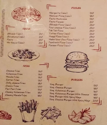 Heroes Restaurant menu 