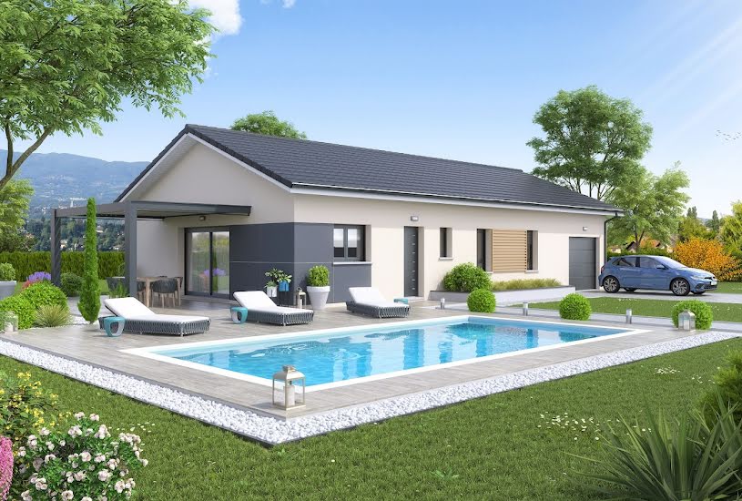  Vente Terrain + Maison - Terrain : 1 200m² - Maison : 86m² à Brégnier-Cordon (01300) 