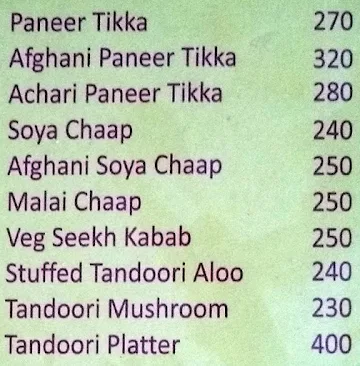 Dhaba Kulture menu 