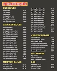 The Kathi Roll Express menu 7