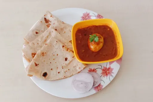 Anda Curry With Chapati [1 Egg]