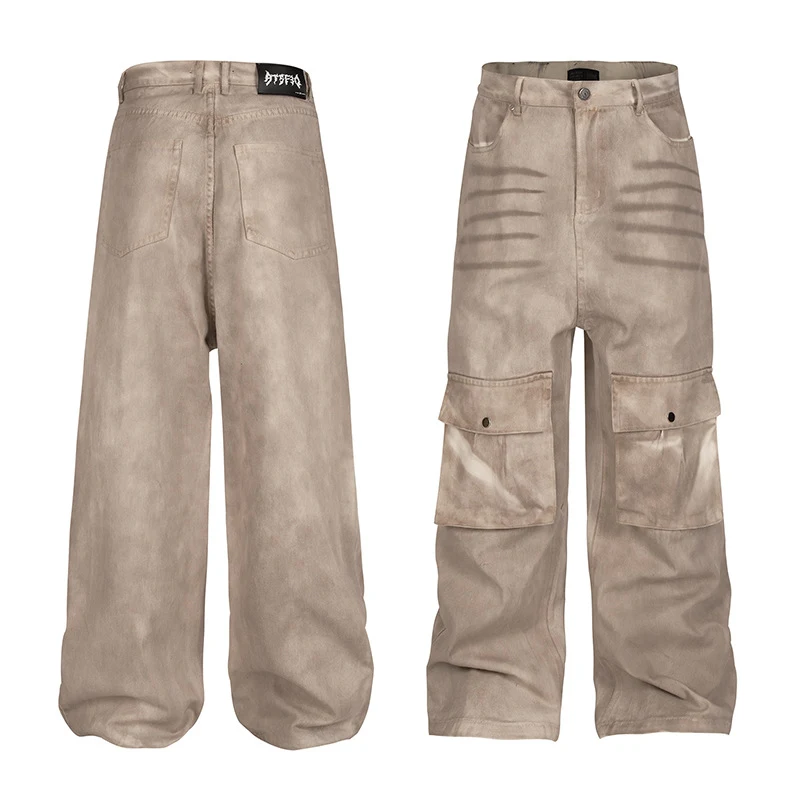 Marble Dark Straight Loose A-Line Casual Pants Comfortable Stylish and Versatile Perfect for Everyday Wear Elegant Desig
