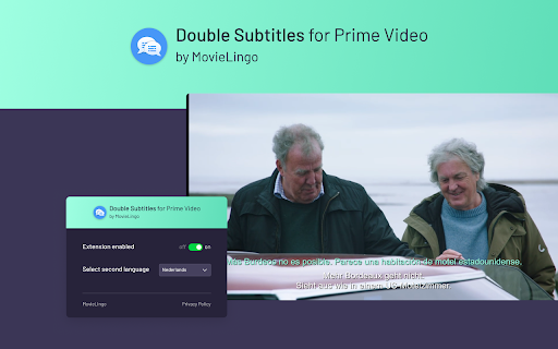 Double Subtitles for Prime by MovieLingo