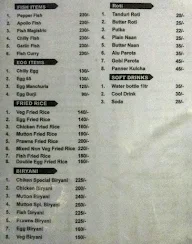 K.S Restaurant & Bar menu 1