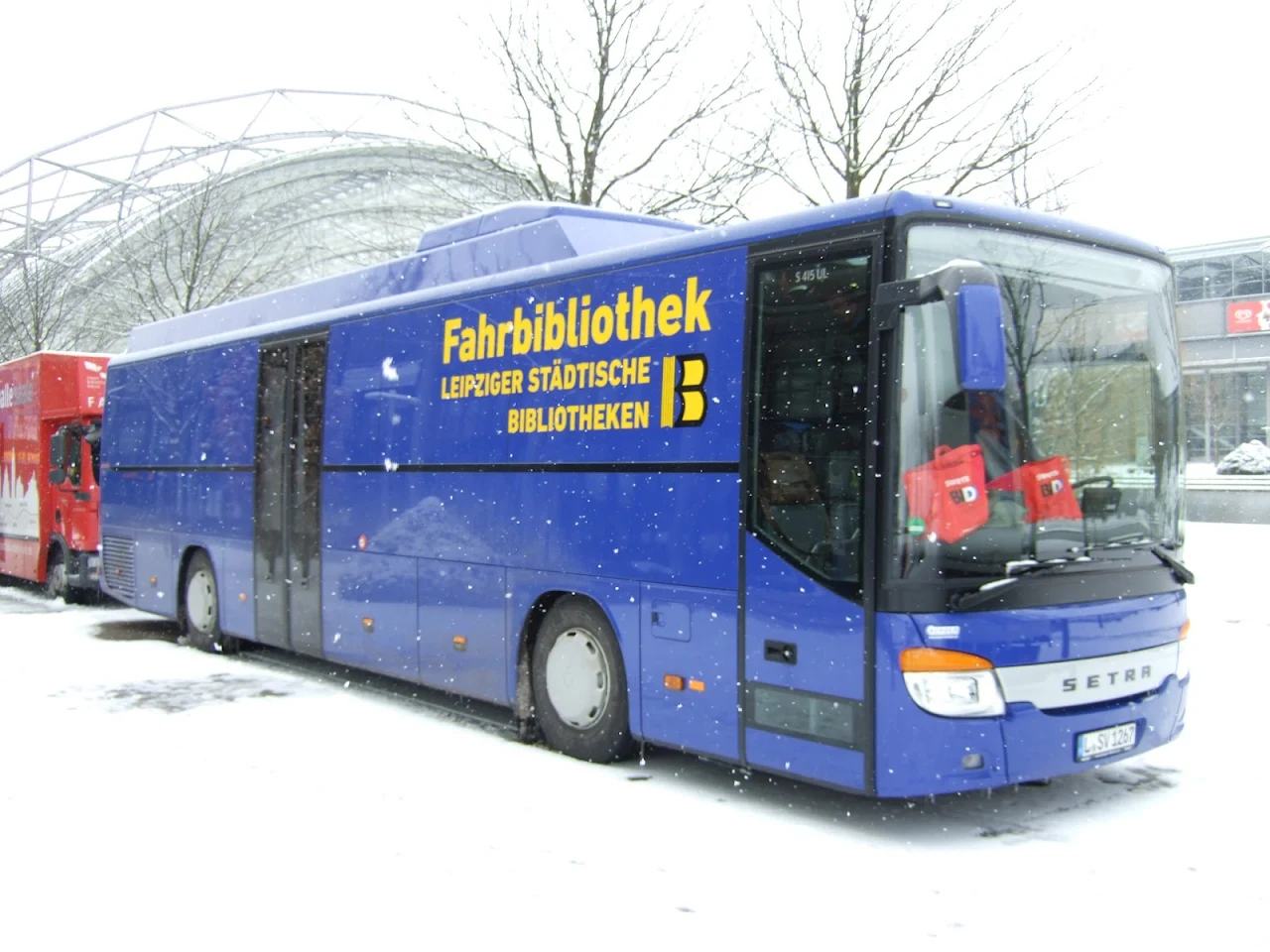 bekommt vielleicht bald Zuwachs: Fahrbibliothek Leipzig