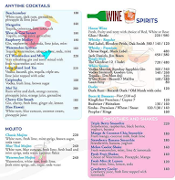 Wave de Goa menu 2