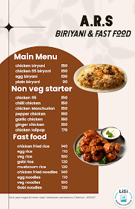 Hyderabad Biriyani & Fast Food menu 1