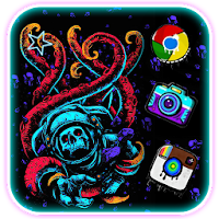 Graffiti, Octopus Themes, Live Wallpaper