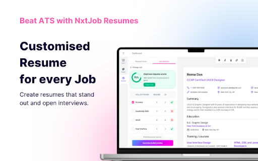 NxtJob AI LinkedIn Optimization & Job Tracker