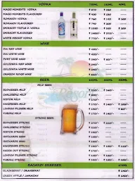 Nandanvan Resort menu 1