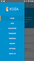 Koza English Hindi Dictionary Screenshot