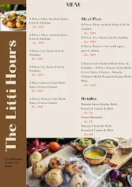 The Litti Hours menu 1