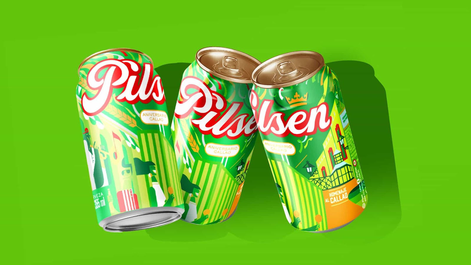 Packaging design and branding artifact from  160 Years of Pilsen Callao project