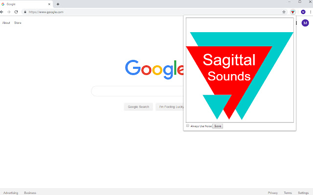 Sagittal Sounds chrome extension