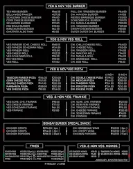 Bombay Burger's menu 3