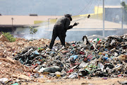 Streets in Tshwane were used as rubbish dumps during a service delivery strike.