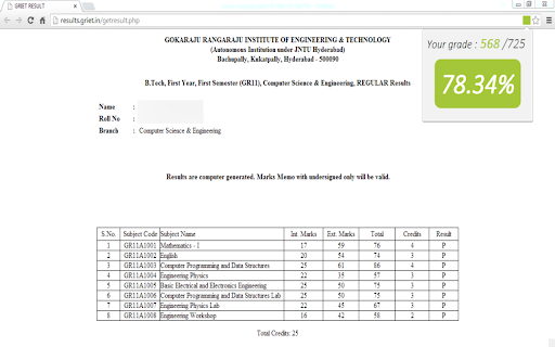 Results Calc