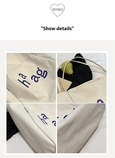Title 26, Large Capacity Canvas Commuter Tote Spacious an...