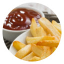 French fries hot food New Tab Page HD Theme