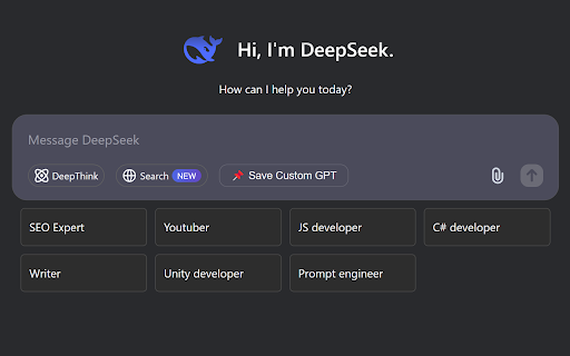 DeepSeek Custom GPTs