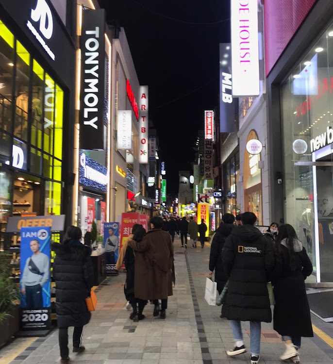 Restaurants are open again in Gwangju and the streets are busier than in February.